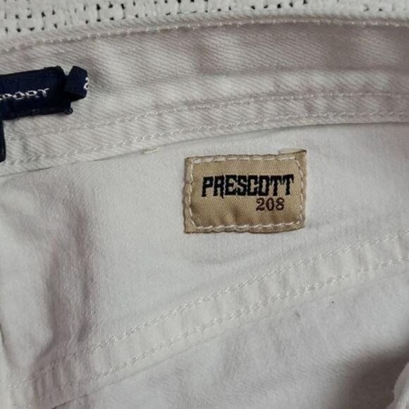 Ralph Lauren Vintage Blue Label Brand Sz. 28 High Rise Prescott 208 White Jeans - Picture 6 of 10